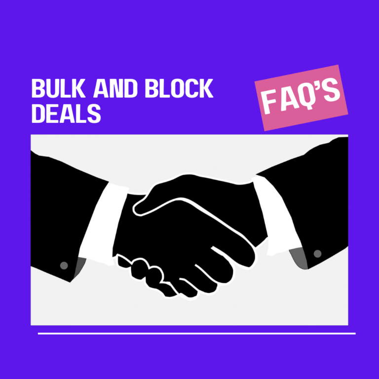 Bulk and Block Deals