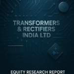 Equity Research Report – Transformer  and Rectifiers (India)