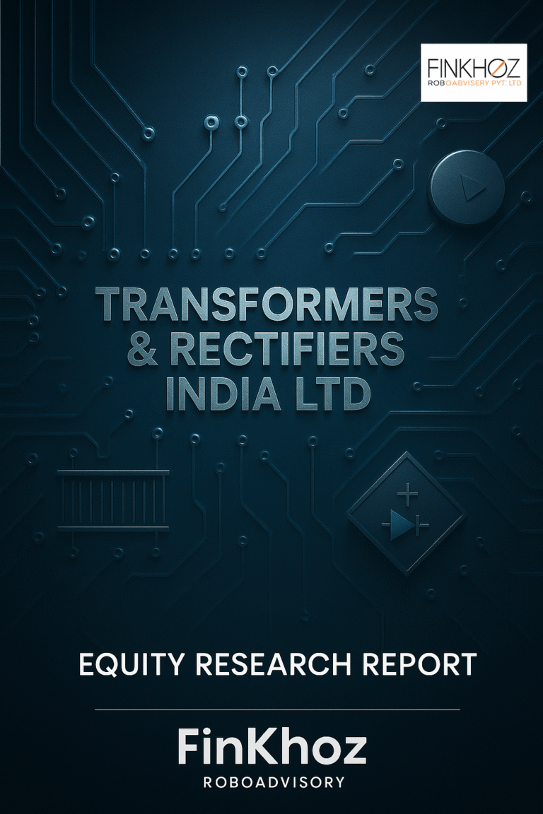 Equity Research Report – Transformer  and Rectifiers (India)